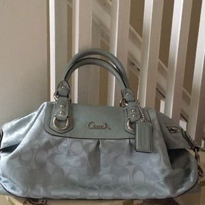 Beautiful blue Coach bag